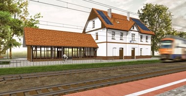 Dworzec w Suszu z wykonawcą (wizualizacje)