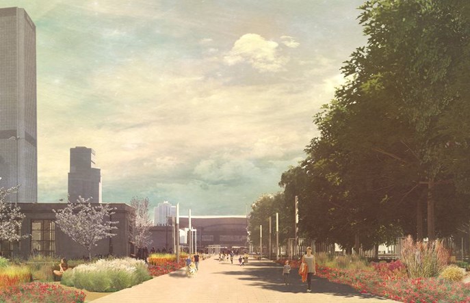 Zielonej aorty nad dworcem Warszawa Śródmieście nie będzie