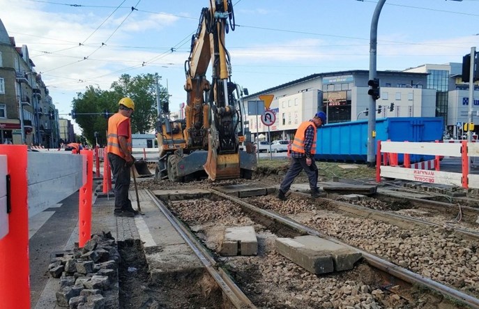 Szczecin: Torowa rewolucja. Prace drogowe w rejonie Ronda Sybiraków