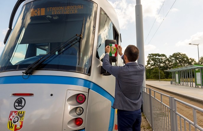 MPK Wrocław nawiązuje współpracę z klubem Śląsk Wrocław. Naklejki na tramwajach
