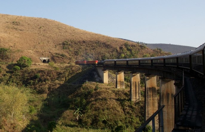 Luksusowy pociąg przejechał przez Afrykę ze wschodu na zachód