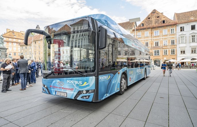 Graz. Solaris Urbino 12 Hydrogen testowany w Austrii