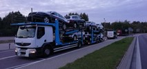 Kontrola drogowa zatrzymała ciężarówkę przewożącą silnik do lokomotywy. Masa przekroczona o 5 ton