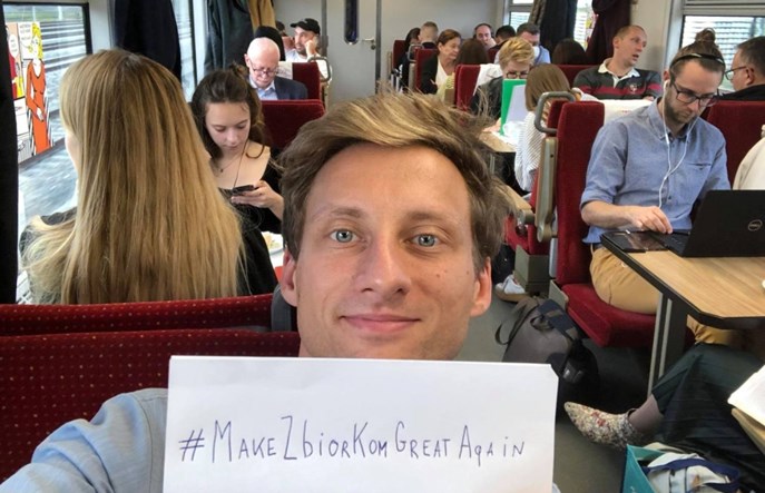 Nowy poseł zaprasza do #MakeZbiorKomGreatAgain