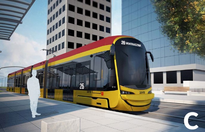 Warszawiacy wybrali uśmiechnięte tramwaje Hyundaia