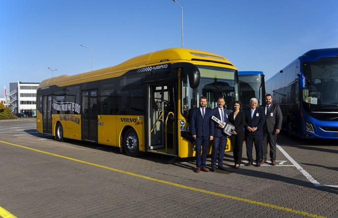 Koszalin. Przyjechało 5 hybryd od Volvo