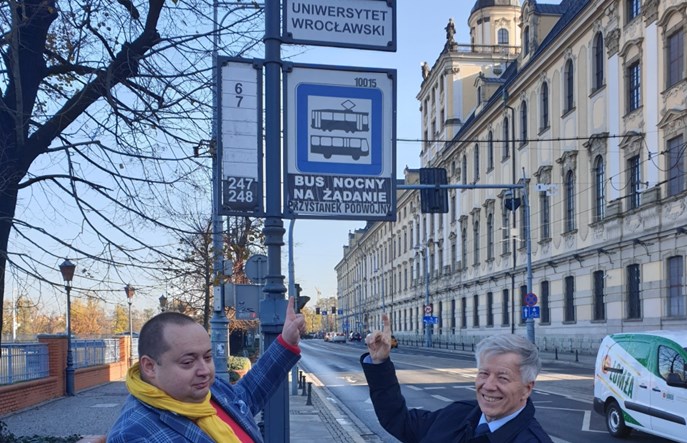 Wrocław. Prof. Jan Miodek zapowiada przystanek „Uniwersytet Wrocławski”