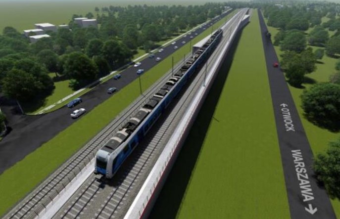 Z Warszawy do Otwocka na razie nie cztery, nie trzy, a dwa tory