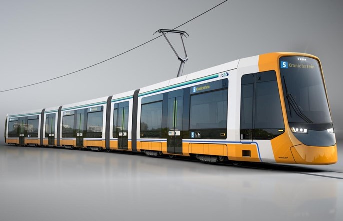 Stadler dostarczy 14 tramwajów do Darmstadtu
