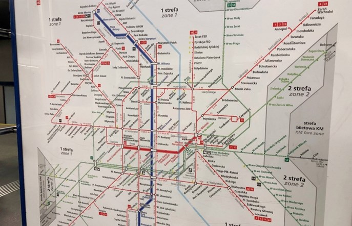 Problem ZTM-u z informacją w metrze