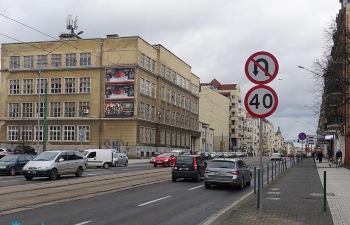 Poznań: "Czterdziestką" po śródmiejskiej części ul. Głogowskiej. By było bezpieczniej