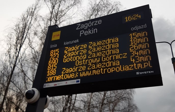 GZM: Ruszył montaż kolejnych tablic SDIP. Tym razem większość trafi do Zagłębia