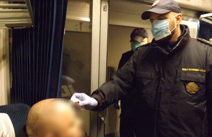 SOK rozpoczął kontrole temperatury pasażerów w pociągach międzynarodowych