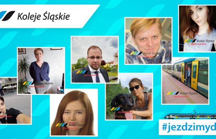 Pracownicy Kolei Śląskich rozwijają akcję #jezdzimydlaWas 