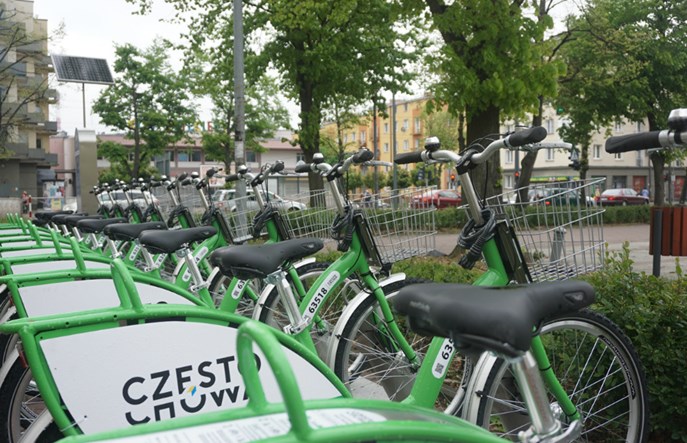 Częstochowski Rower Miejski znowu dostępny. Zalecane rękawiczki