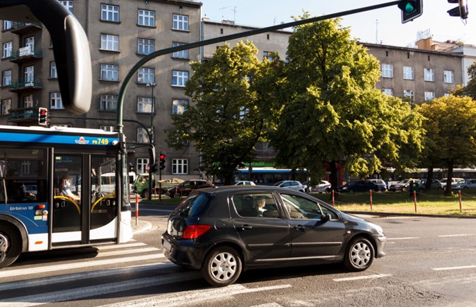 Kraków zmierzył ruch. O 30-40% mniej