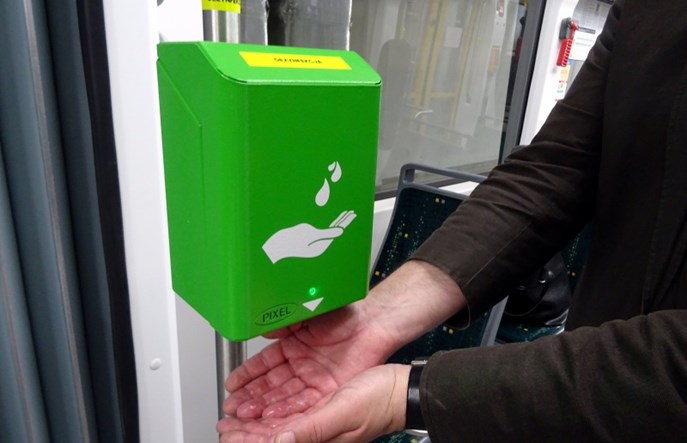 Dezynfekatory już niedługo w każdym pojeździe MPK Poznań