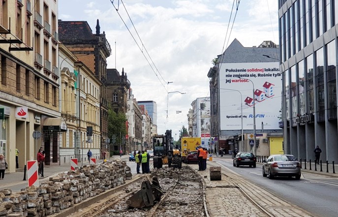 MPK Wrocław bierze się za kolejne rozjazdy