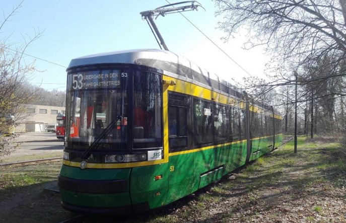 Kolejny tramwaj z Helsinek w Schöneiche pod Berlinem