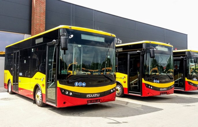 Łódź: Pierwsze Isuzu z nowej partii już dostarczone
