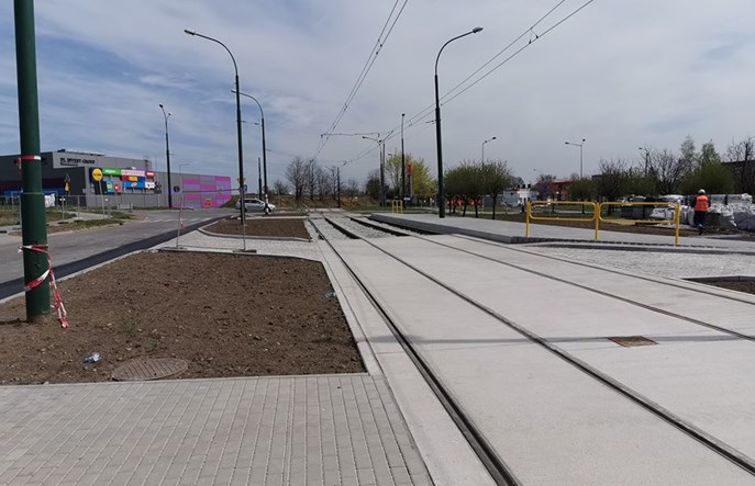 Węzeł w Czeladzi niemal gotowy. Linia 22 wraca na stałą trasę do Huty