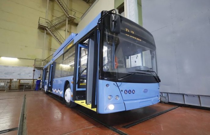 Dniepr: Trzy ostatnie zamówione trolejbusy są już w zajezdni 
