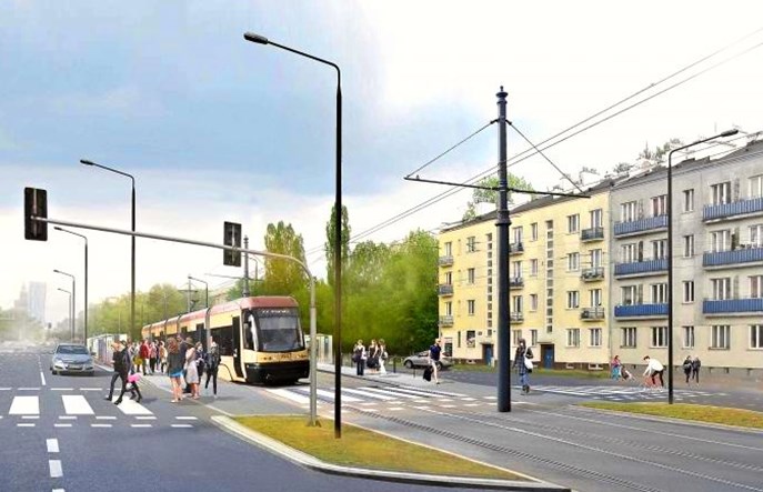Warszawa: Tramwaj na Kasprzaka bez rozjazdów dla tramwaju do Wilanowa