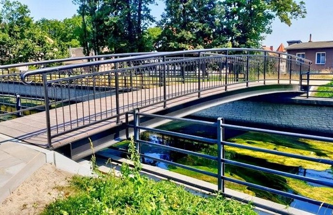 Gdańsk. Kładka nad Kanałem Raduni już otwarta dla rowerzystów i pieszych