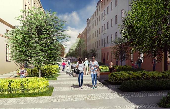 Łódź: Mielczarskiego do przebudowy. Zieleń, przebicia i uspokojenie ruchu