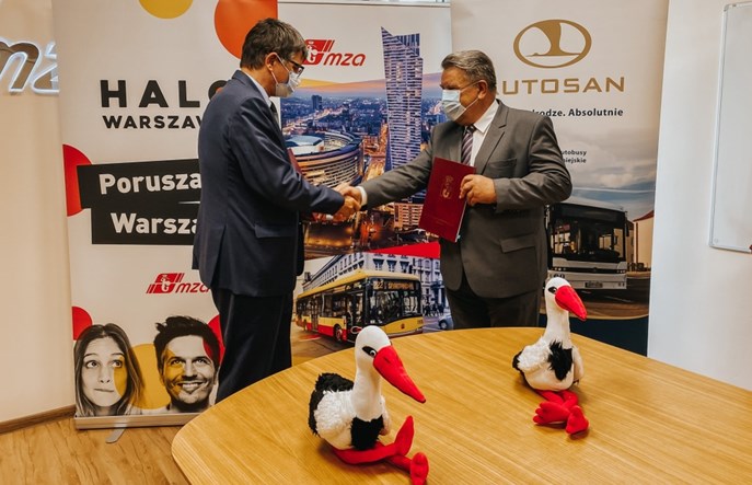 MZA Warszawa zawarły umowę z Autosanem na 90 gazowców LNG