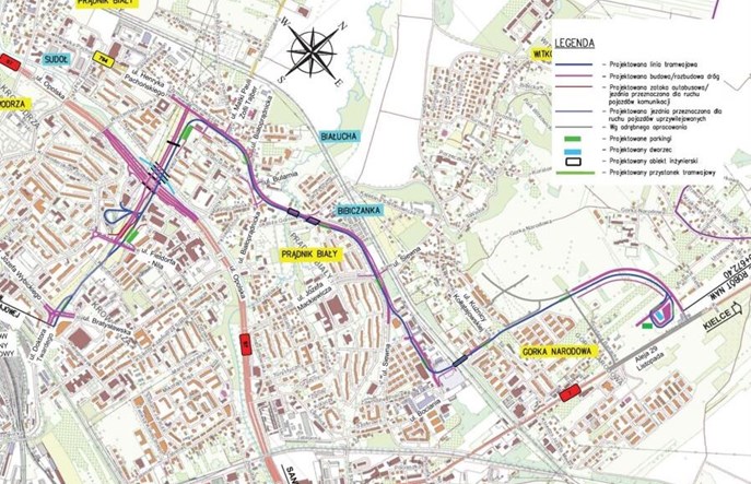 Kraków: Budowa linii do Górki Narodowej nabiera tempa