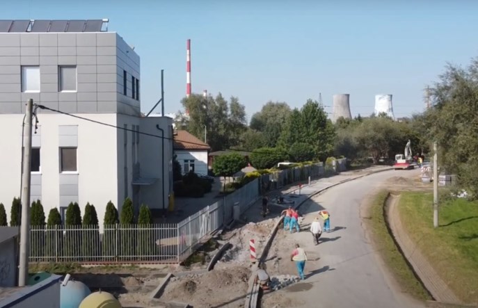 Kraków: Trwa budowa nowych chodników