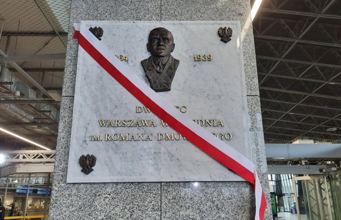 Roman Dmowski patronem dworca Warszawa Wschodnia
