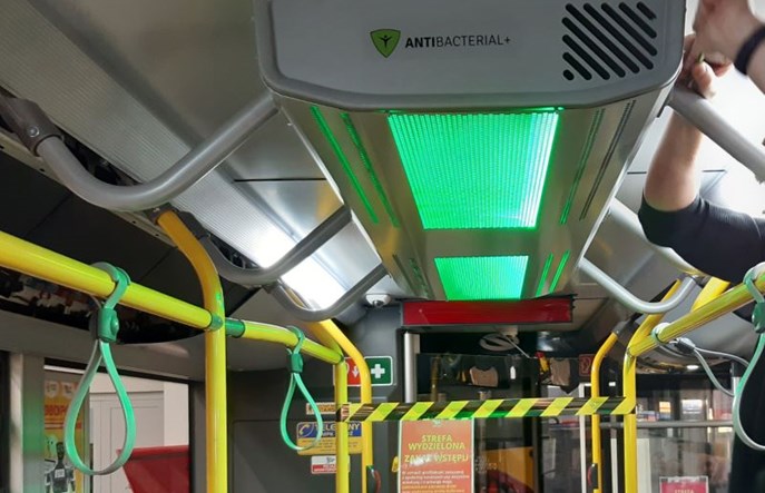 Łódź: MPK testuje oczyszczacze powietrza w autobusach