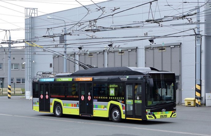 Trolejbusy Solaris-Skoda jadą do Saint-Etienne