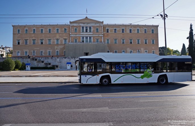 Elektryczny Solaris na testach w Atenach