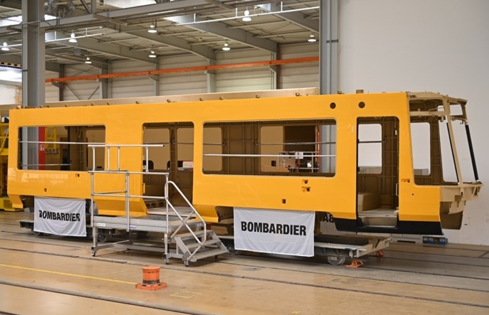Pierwsze pudło tramwaju Bombardiera dla Drezna gotowe