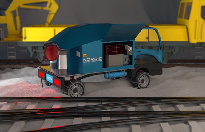 Nordic Winter Solutions prezentuje pojazd mobilny do zabezpieczenia infrastruktury przed oblodzeniem