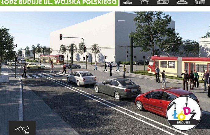 Łódź: Wojska Polskiego w podziale na dwa przetargi. Jeśli nie tunel, to tramwaje dwukierunkowe