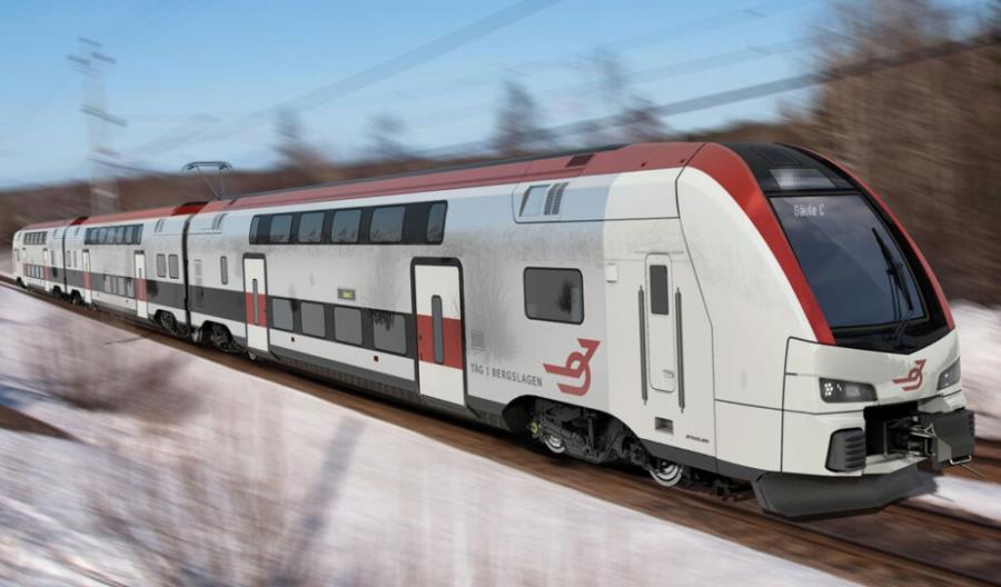 Stadler sprzeda do Szwecji kolejne piętrowe Kissy Stadler sprzeda do Szwecji kolejne piętrowe Kissy