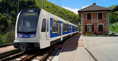 Stadler zbuduje pociągi dla regionalnej górskiej linii wąskotorowej w Szwajcarii