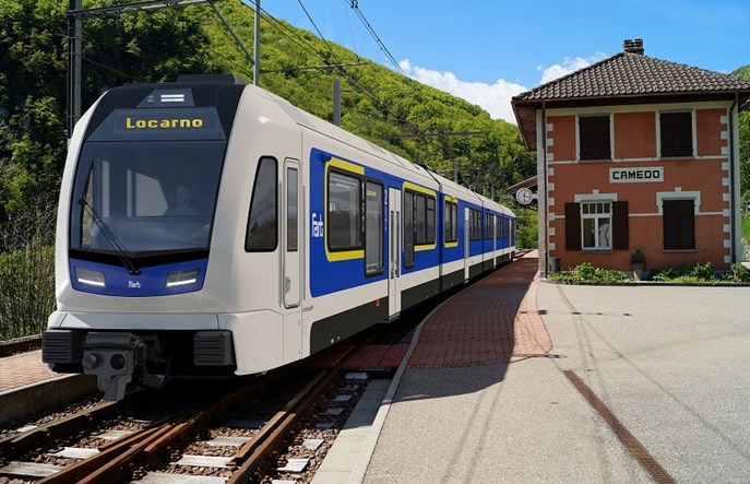Stadler zbuduje pociągi dla regionalnej górskiej linii wąskotorowej w Szwajcarii