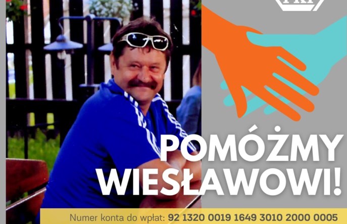 Fundacja Grupy PKP chce pomóc powrócić do zdrowia maszyniście