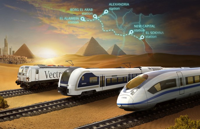 Siemens Mobility na drodze do wprowadzenia kolei dużych prędkości w Egipcie