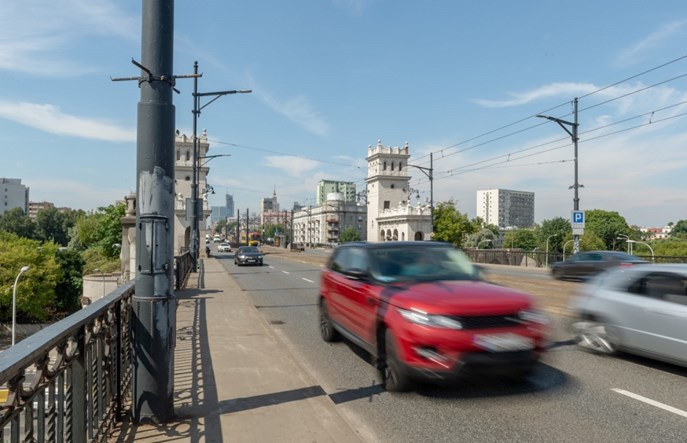 Warszawa: Umowa na fotoradary na moście Poniatowskiego podpisana