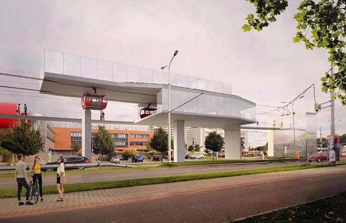Brno planuje kolej gondolową