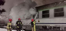 Spłonął wagon PKP Intercity w Kołobrzegu [zdjęcia]