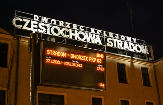 Częstochowa: Na tablicach SDIP nadal tylko komunikacja miejska