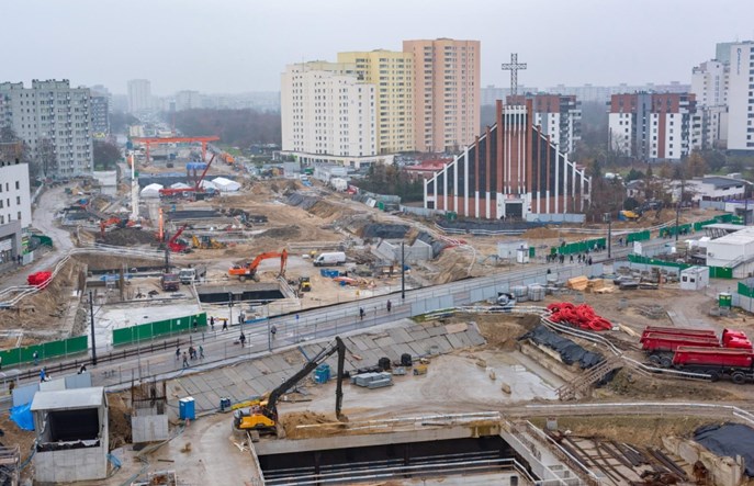 Tragiczny wypadek na budowie metra na Bródno. Jedna osoba nie żyje