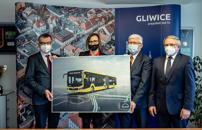 MAN dostarczy hybrydy Lion’s City 19C do Gliwic. Umowa na 15 autobusów podpisana